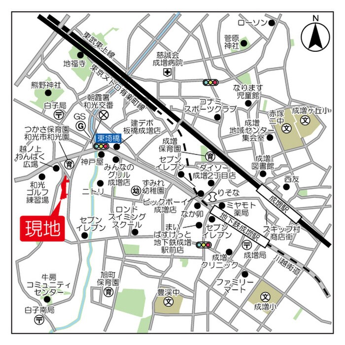 ｺﾝﾌｫﾘｱ成増ｸﾞﾘｰﾝｻｲﾄﾞの物件内観写真