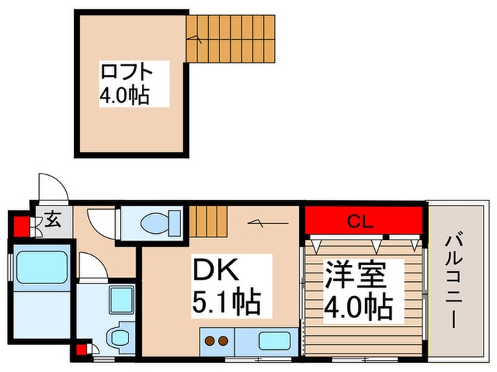 EPガーデン鬼越の物件間取画像