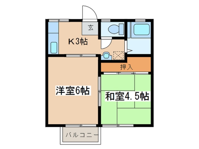 コ－ポ平沢の物件間取画像