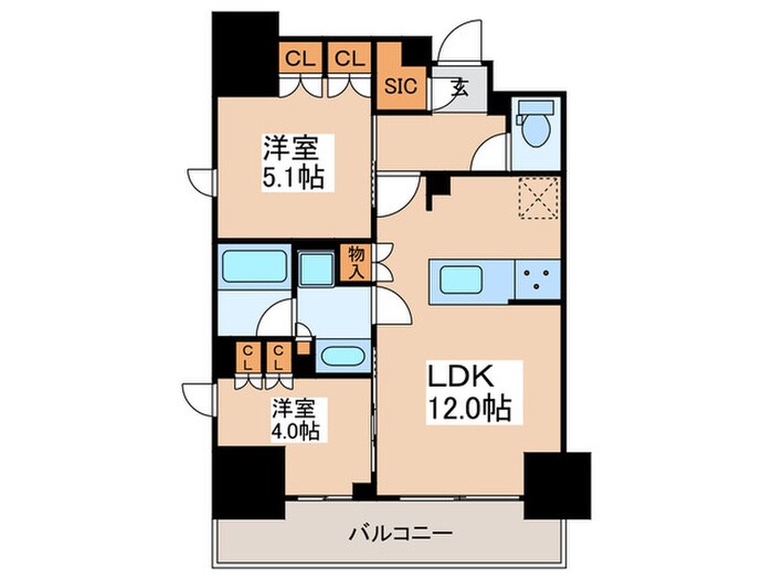 ルフォンプログレ秋葉原マークスの物件間取画像