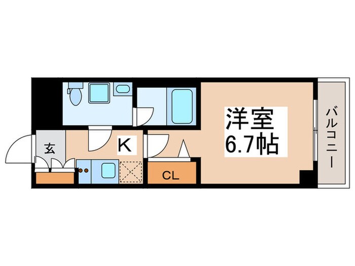 ラフィスタ新小岩Ⅱ（602）の物件間取画像