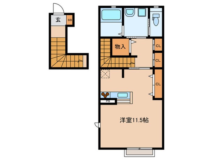 ミラージュ桜坂の物件間取画像