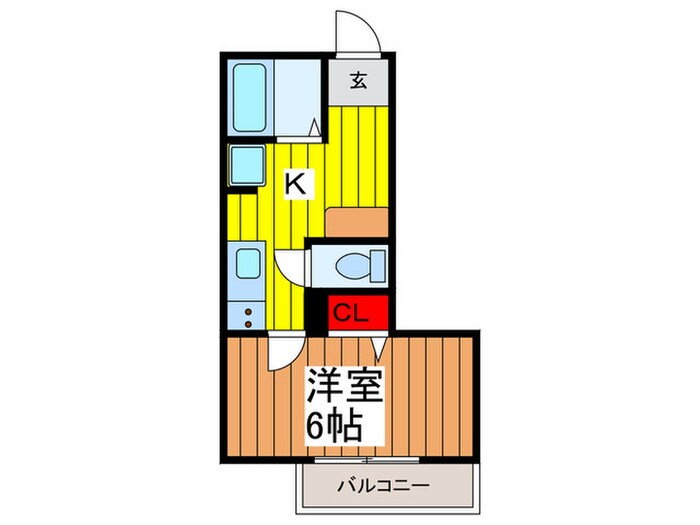 メルディア蕨Ⅲの物件間取画像