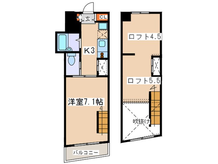 コラボレイトの物件間取画像