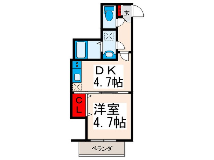リトルズ西尾久の物件間取画像