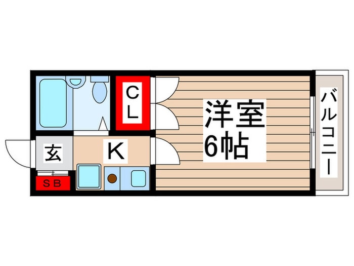 エクセル新松戸の物件間取画像