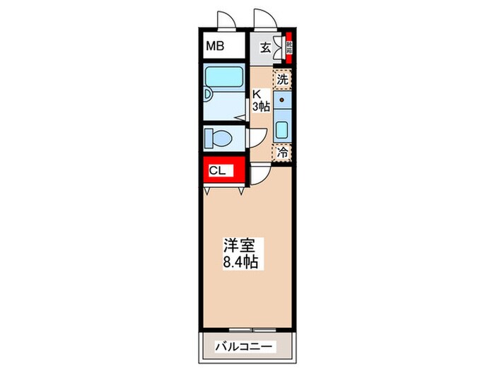 プラムアドニスの物件間取画像