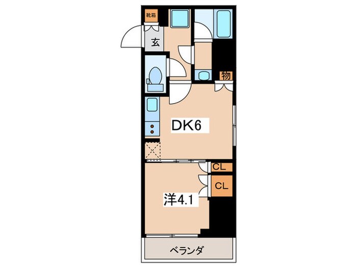 パークアクシス横濱高島町の物件間取画像