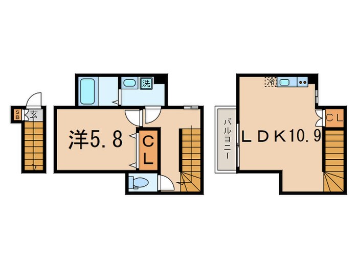 ミハス奥沢の物件間取画像