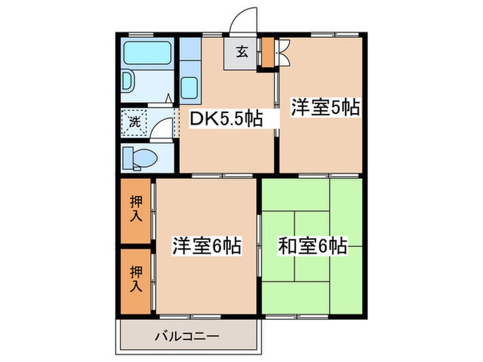 コーポ小池の物件間取画像