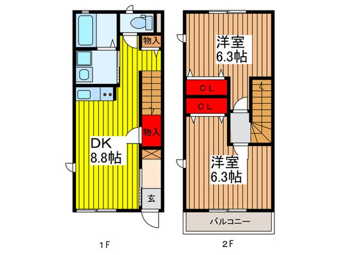 ジェミニの物件間取画像