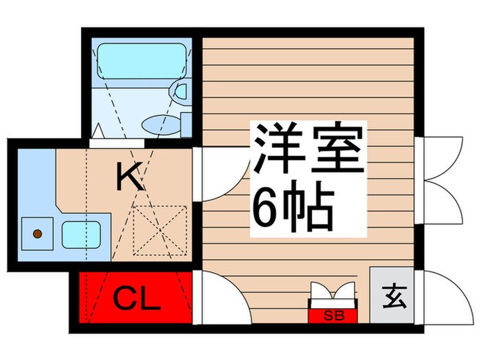 ジュネパレス松戸第５８の物件間取画像