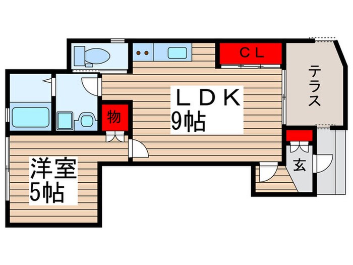 せせらぎハイツの物件間取画像