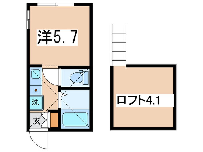 メゾンフィエ－ルスタリ－の物件間取画像