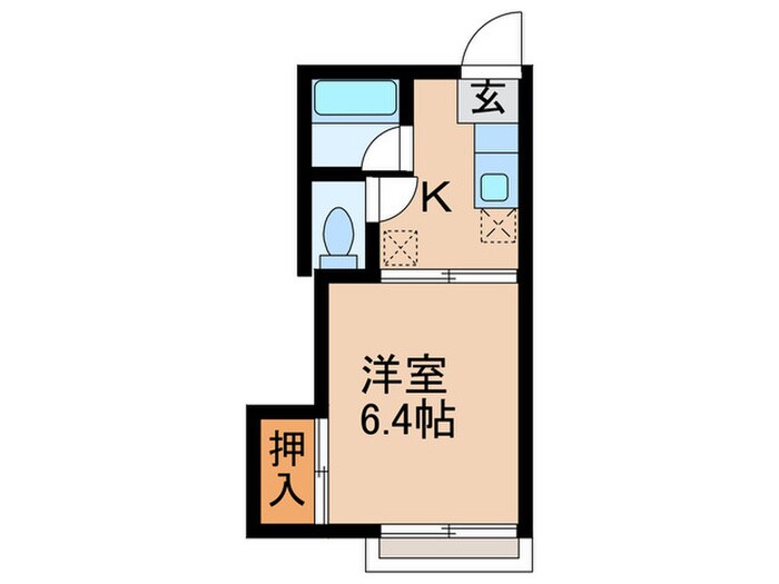 ハマーハイツの物件間取画像