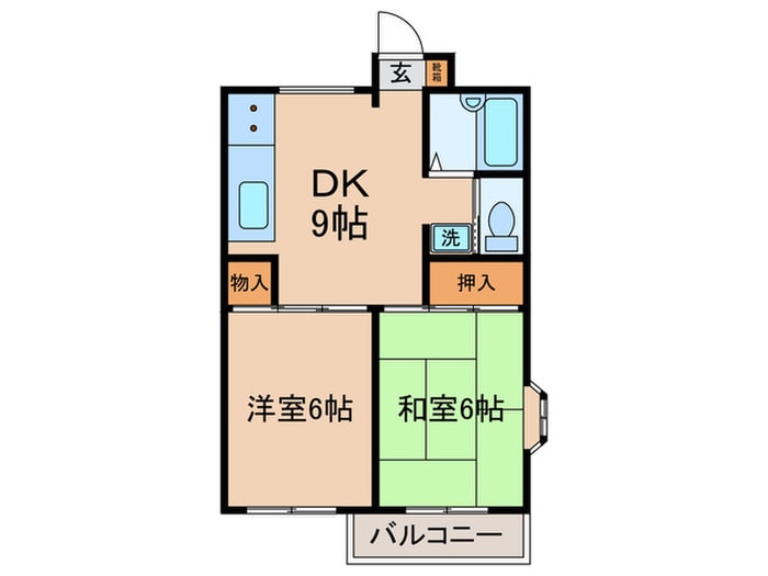 カサ・デ・センテレオの物件間取画像