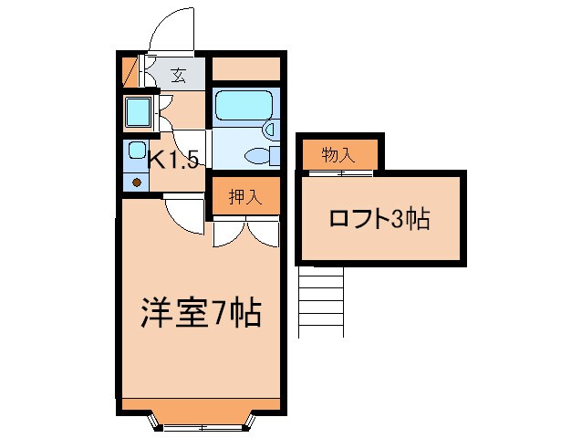 メイプルハウスの物件間取画像