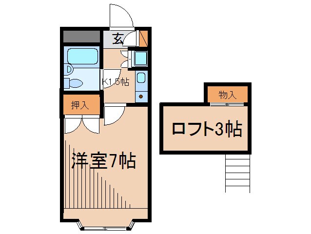 メイプルハウスの物件間取画像