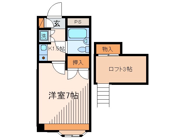 メイプルハウスの物件間取画像