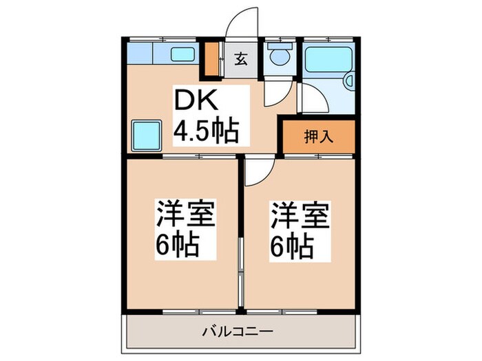 第一グリーンハイツの物件間取画像