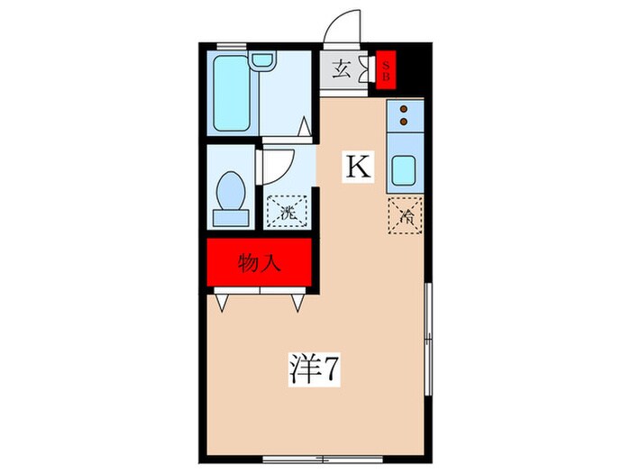 大和町ハイツの物件間取画像