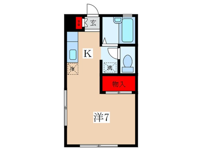 大和町ハイツの物件間取画像