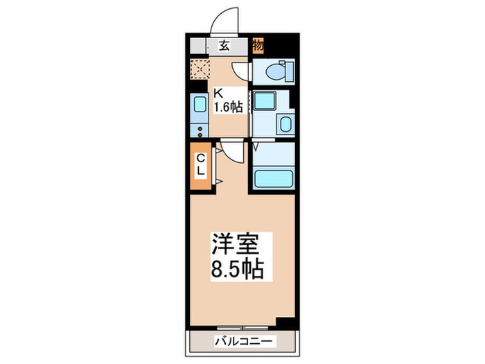 ヴェリーヌの物件間取画像