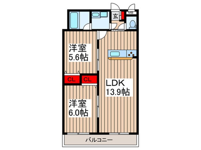 物件間取画像