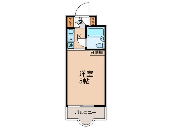 トップお花茶屋第二（４０２）の物件間取画像