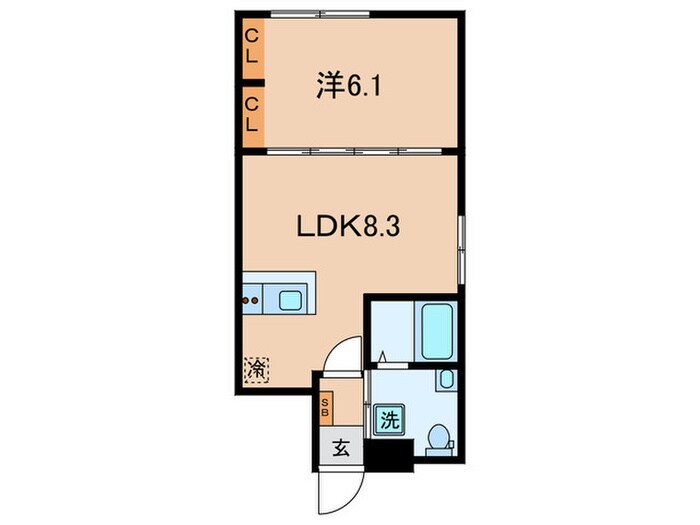 IoTele曙橋の物件間取画像