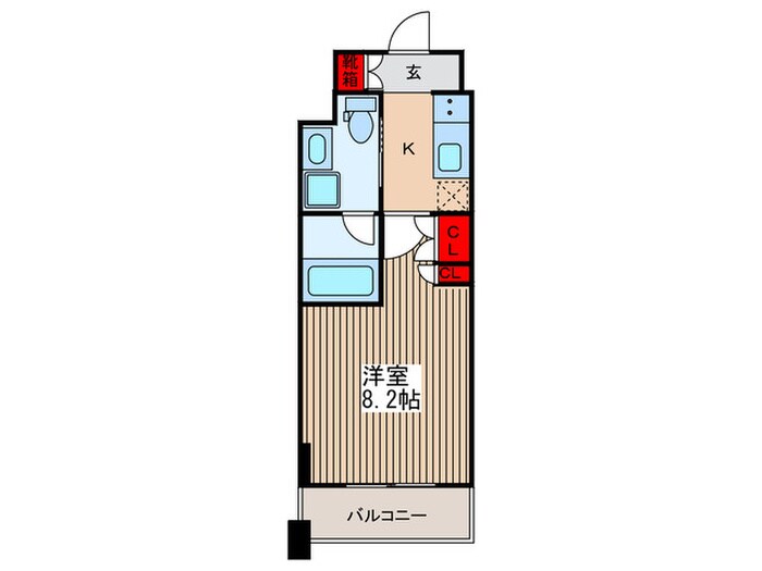 ﾌﾟﾗｳﾄﾞﾌﾗｯﾄ木場Ⅱの物件間取画像