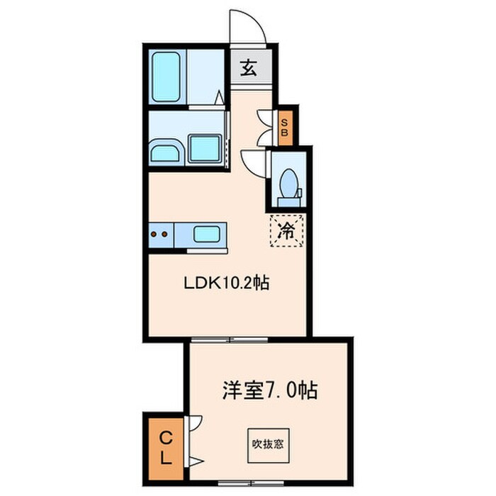 メルベーユ等々力の物件間取画像