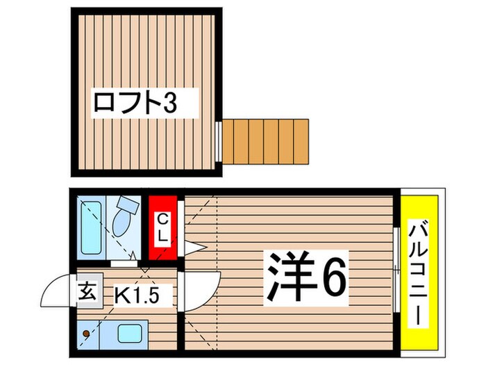 リエス稲田堤の物件間取画像