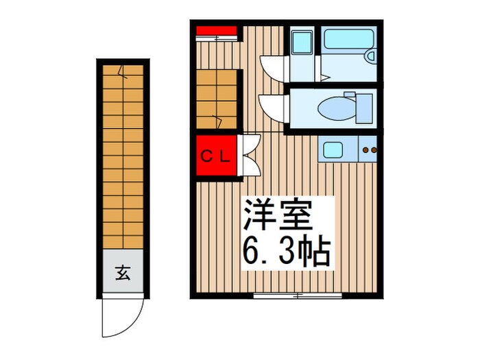 Olive terrace鳩ヶ谷の物件間取画像