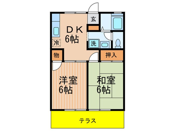 ファミ－ルハウスⅢの物件間取画像