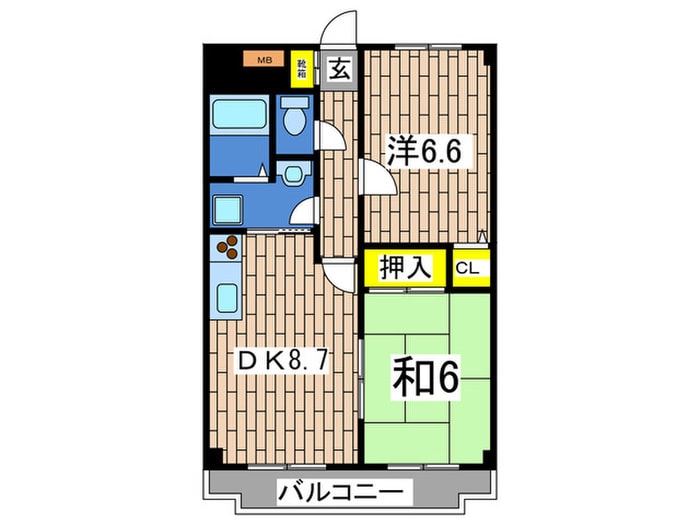 マンションひかりの物件間取画像