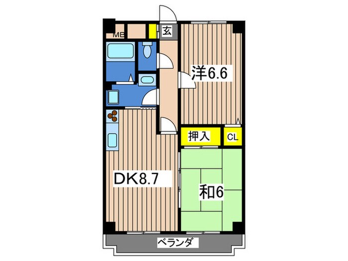 マンションひかりの物件間取画像