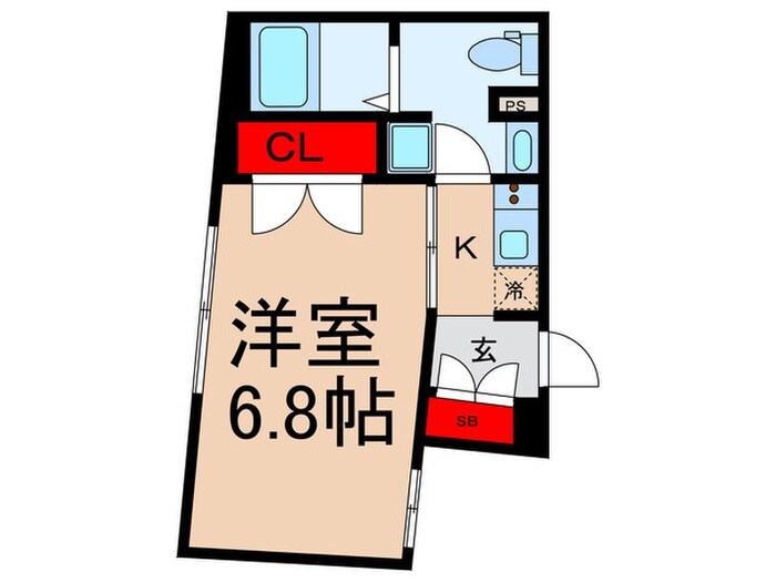 VISTA田端の物件間取画像