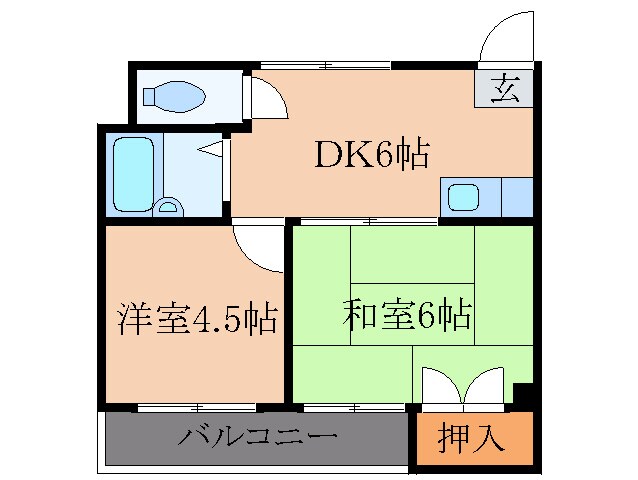 物件間取画像