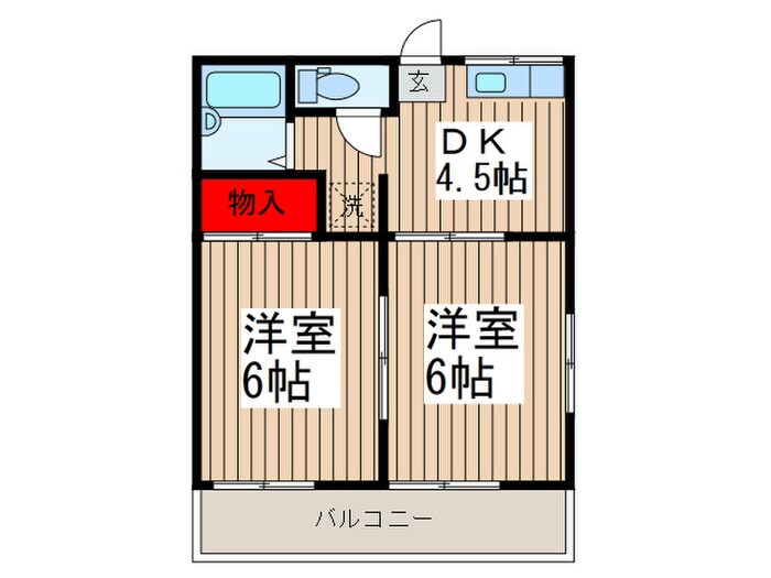 物件間取画像