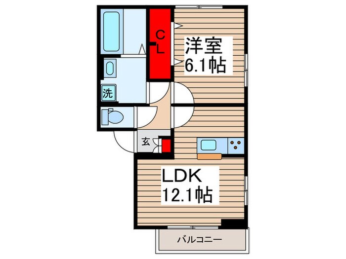 サンモールの物件間取画像