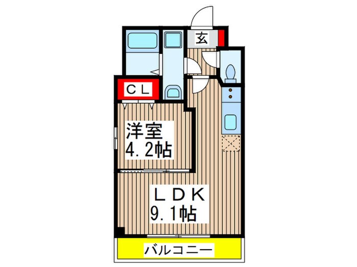 アイリー千葉の物件間取画像