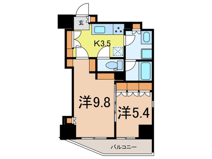 TRACK八丁堀の物件間取画像