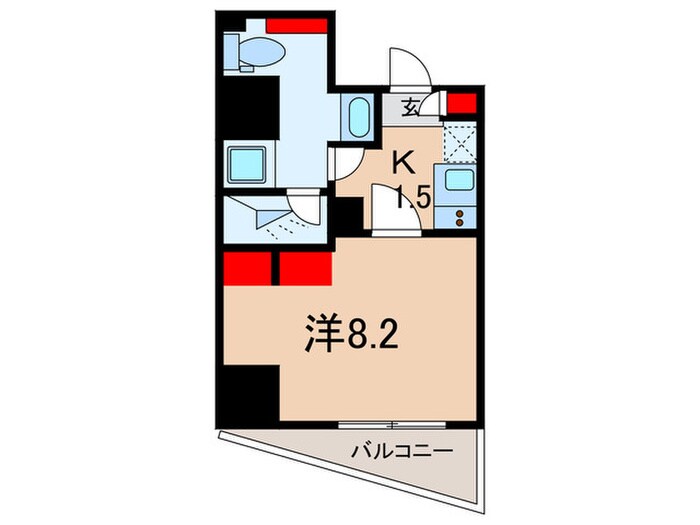 TRACK八丁堀の物件間取画像