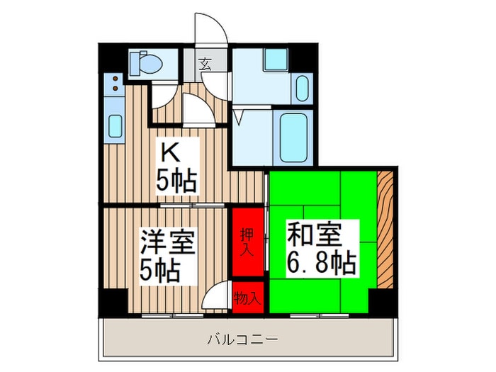 エターナル春日部の物件間取画像