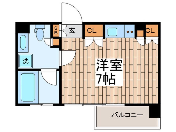 カスタリア戸越の物件間取画像