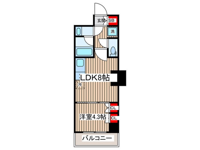 パークアクシス錦糸公園の物件間取画像