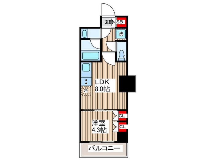 パークアクシス錦糸公園の物件間取画像