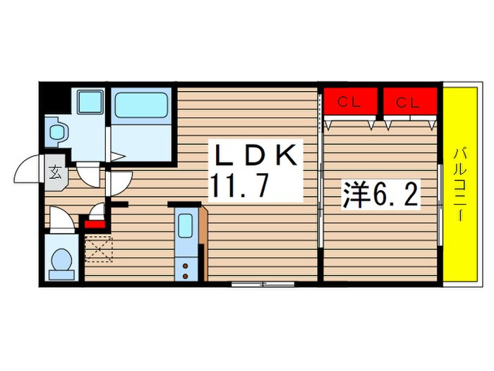 リトルズ本千葉の物件間取画像