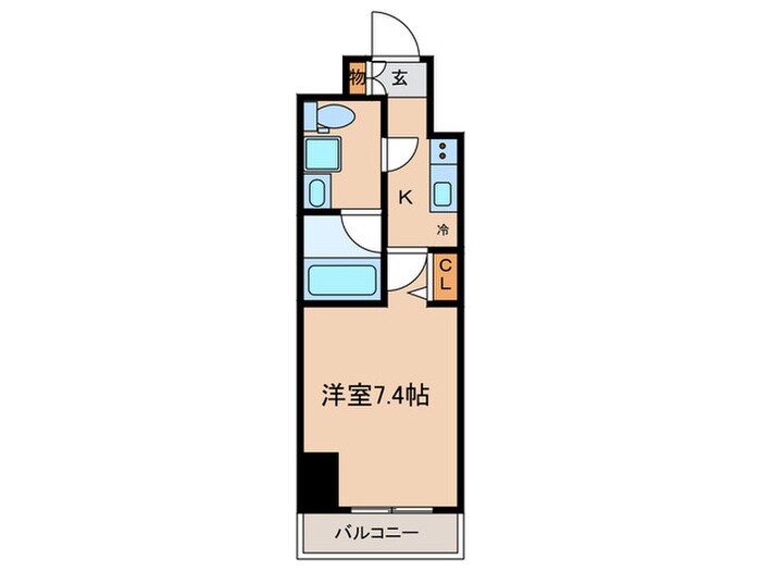 メインステージ十条Ⅱ（204）の物件間取画像